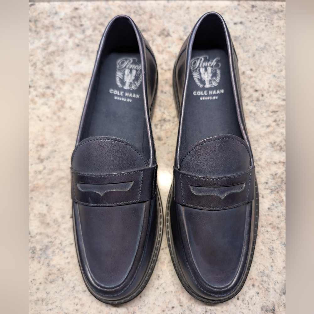 Cole Haan navy blue Leather Loafers